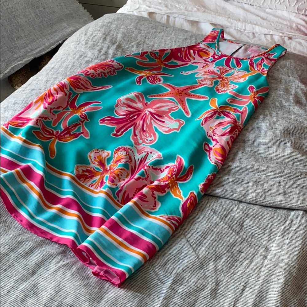 Lilly Pulitzer sleeveless silk dress